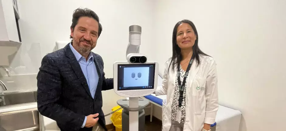 Robot nos permite conectar con pacientes del sur de nuestro país