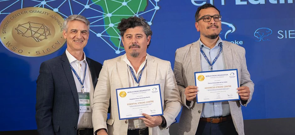 Clínica Universidad de los Andes obtiene categoría Diamante en manejo del ACV